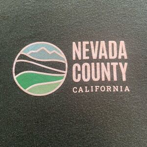 Nevada County California Bella Canvas Forest Green Tee